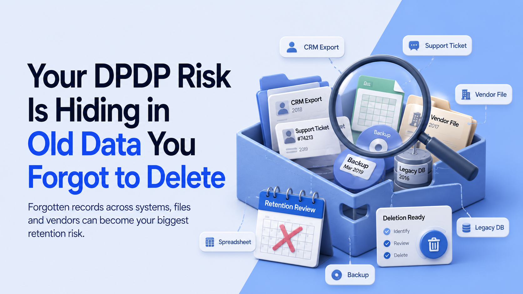 Your DPDP Risk Is Hiding in Old Data You Forgot to Delete